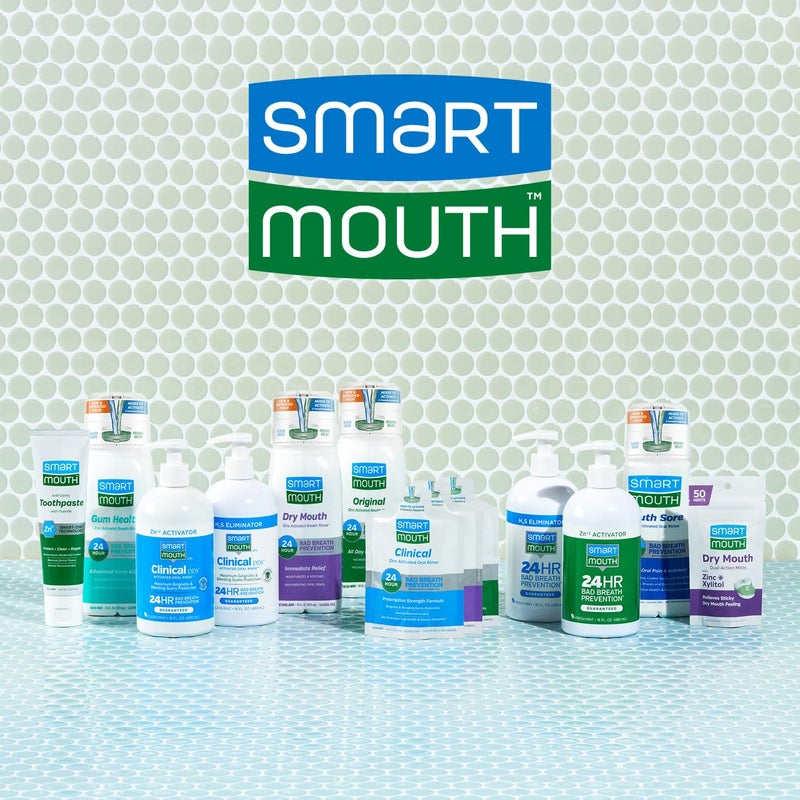SmartMouth Premium Zinc Ion Toothpaste - Whitening - with Fluoride - Refreshing, Anti-Cavity Toothpaste for Adults - Strengthens Enamel - Mild Mint Flavor, 6 oz (2 Pack) - Image 4